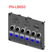 Switch Panel - Rocker Switch with 6 Panels - PN-LB6S3 - ASM